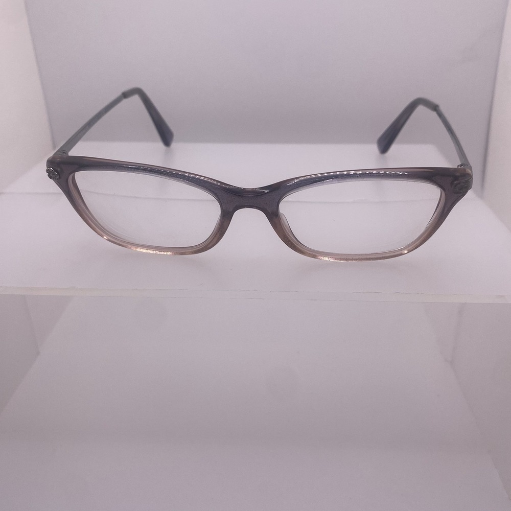 Coach Eyeglasses FRAME ONLY HC6142 Cat Eye 51-17-140 Violet Glitter Gradient 798 - Picture 6 of 15